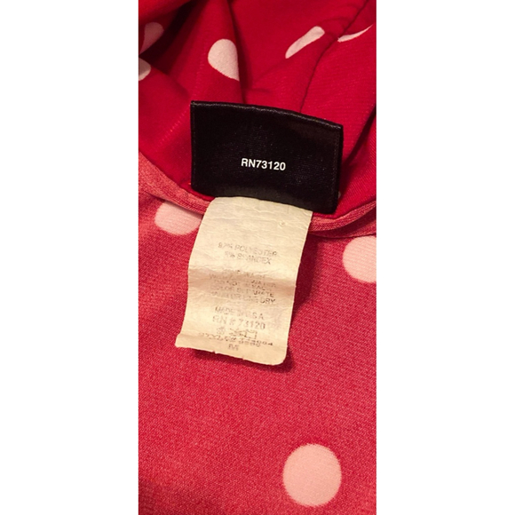 Frederick’s of Hollywood Red White Polka Dot Pinup Rockabilly Top Size M - Picture 4 of 4